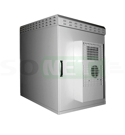 Шкаф климатический навесной 15U 600х600, сэндвич-панель, укомплектованный IP65, П-3