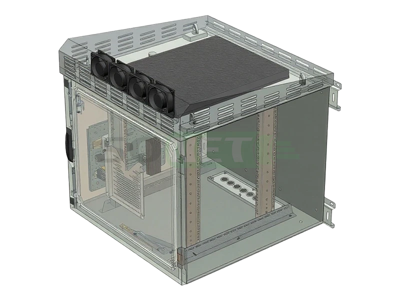 Шкаф климатический навесной 15U 600х600, укомплектованный IP65, П-1
