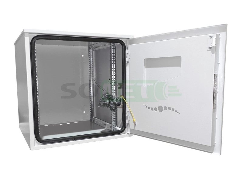 Шкаф антивандальный 19" настенный 6U 600x600 цвет серый IP65