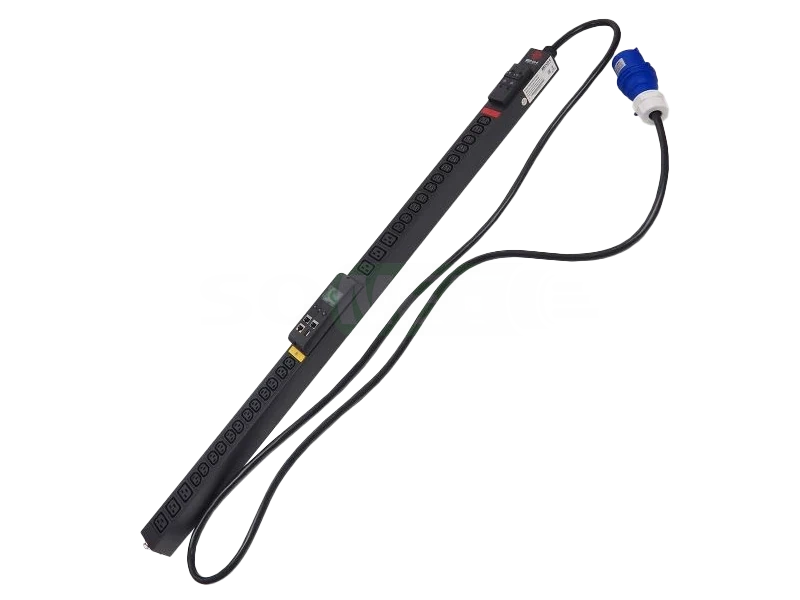 БРП (PDU) Metered BNH B800.M, IEC 60320 С13 х 24, IEC 60320 С19 х 6, 1289х52х45 мм (ВхШхГ), 32А, 1ф,
