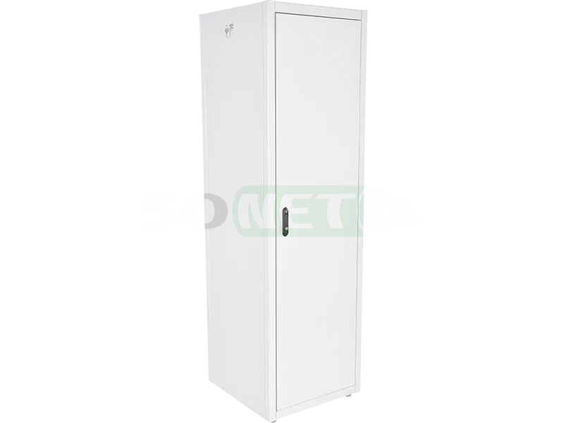 Шкаф телекоммуникационный напольный 19" 42U (600х800) дверь металл 2 шт.