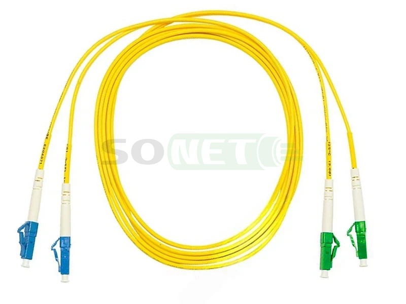 Шнур LC-LC, 9/125, Duplex, OS2, UPC-APC, 1м
