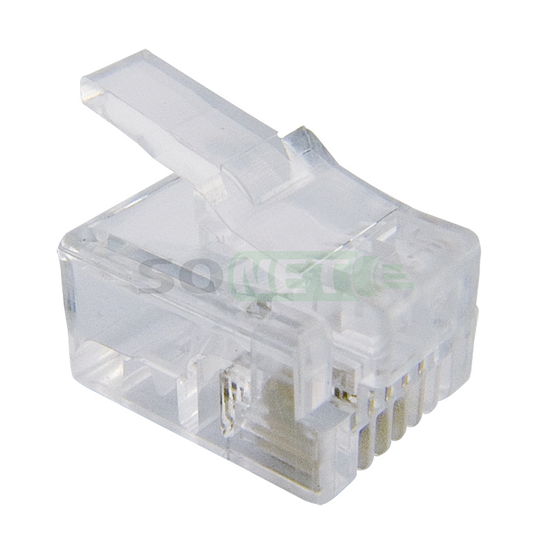 Коннектор телефонный RJ12 6P2C
