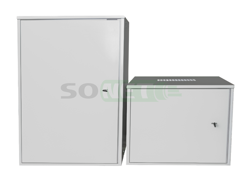 Шкаф антивандальный 19" настенный 9U 600x450 цвет серый
