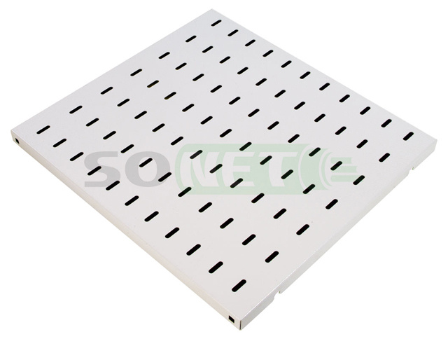 Полка 19" 1U перфорир. стационарная Г=580мм до 100кг