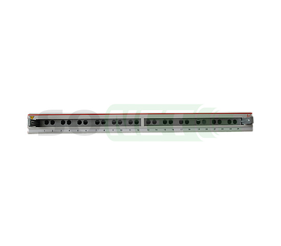 Оптический кросс 19" 1U - 24 порта ST, пустая (LANmark-OF)