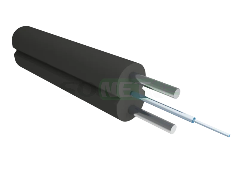 Alpha Mile Flex FTTx (2Д-М) кабель оптический с тросом (проволка) 1 волокно (кат1000м)