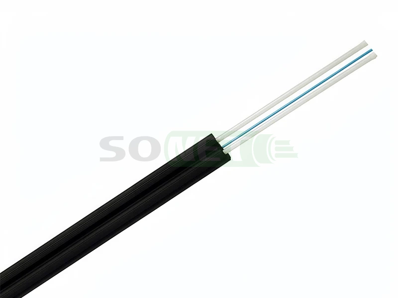 COVLINE FTTx (2D) 1 волокно G.657 A1, Black LSZH, 2000 м. кабель оптический (бабочка)