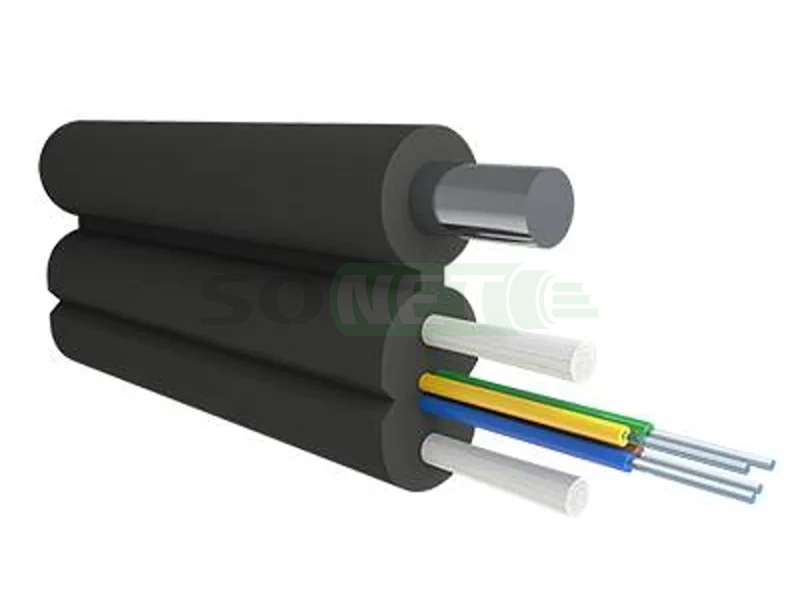 Alpha Mile Flex FTTx (2Д-М) кабель оптический с тросом (проволка) 4 волокна (кат1000м)