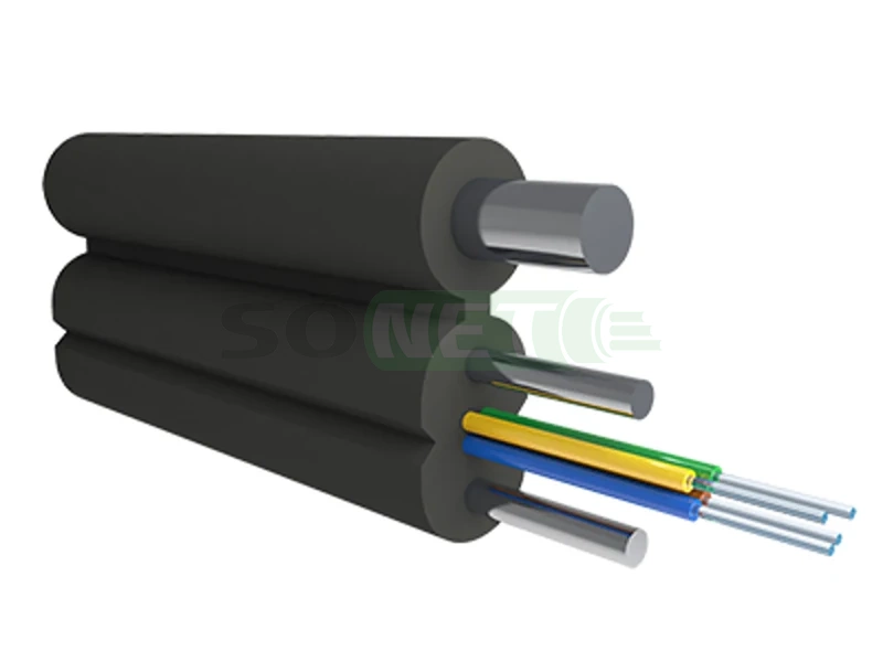 Alpha Mile Flex FTTx (2М-М) кабель оптический с тросом (проволка) 4 волокна (кат1000м)